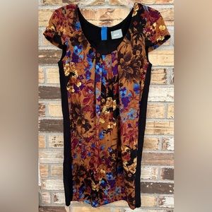 Anthropologie Maeve Pintura Silk Shift Dress -Floral -Size XS -  Retail $148